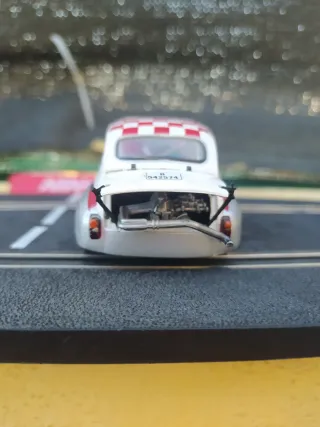 Coche Slot Fiat Abarth Blanco/Rojo