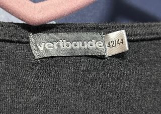 Vestido premamá lactancia Vertbaudet gris