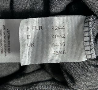 Vestido premamá lactancia Vertbaudet gris