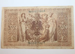 Billete 1000 Marcos Alemán Reichbanknote