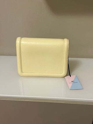 Borsa Chiara Ferragni vera pelle gialla