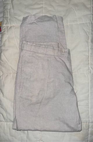 Pantalón Mango Beige