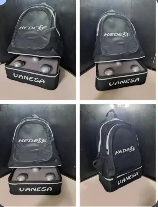 Mochila Petanca con su nombre incluido.