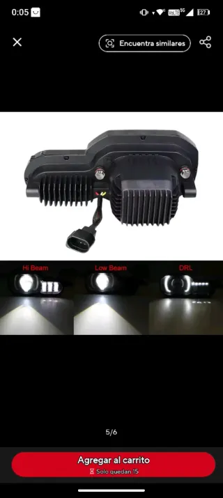 Faro LED Moto BMW modelos F 650 GS twin- f800gs...