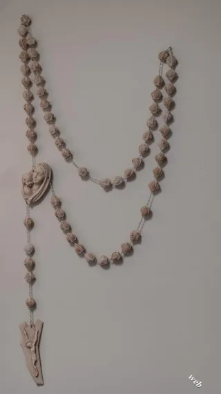 Rosario Madonna e Bambino con Crocifisso