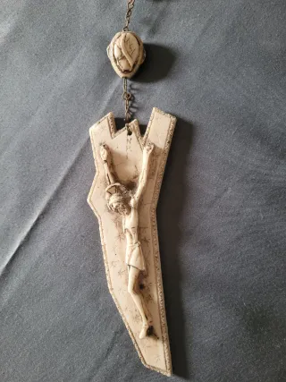 Rosario Madonna e Bambino con Crocifisso