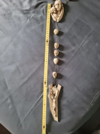 Rosario Madonna e Bambino con Crocifisso