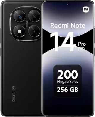 Xiaomi Redmi Note 14 Pro 5G 256GB Negro