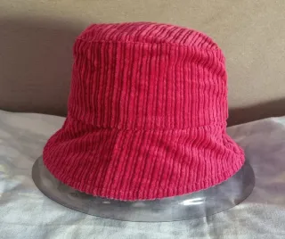 Sombrero pescador Mango pana rosa