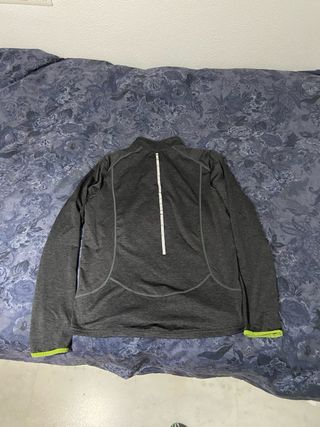 Chaqueta deportiva hombre gris talla S