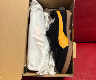 Scarpe Puma Liga Suede Nero Giallo 38.5
