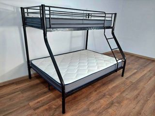 Cama Litera Matrimonial Blanca