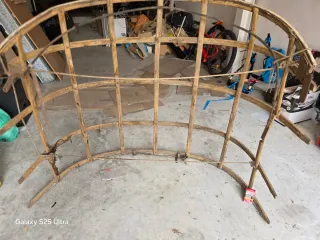 Capota de carruaje antigua