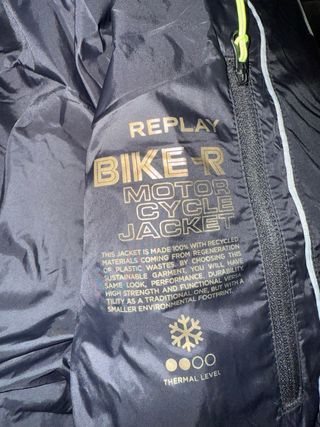 Replay Chaquetón Negro Hombre