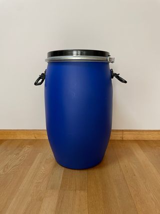 Bidón hermético azul 60L