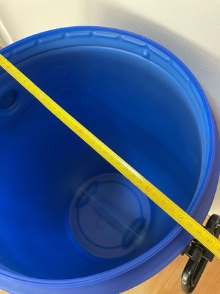 Bidón hermético azul 60L