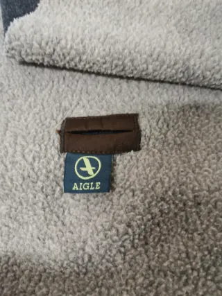 Bufanda Aigle Beige y Marrón