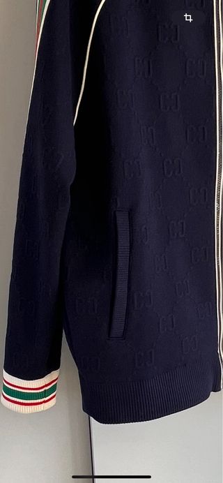 Chaqueta Deportiva Gucci Azul Multicolor