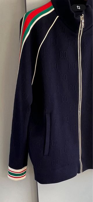 Chaqueta Deportiva Gucci Azul Multicolor