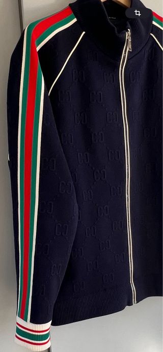 Chaqueta Deportiva Gucci Azul Multicolor