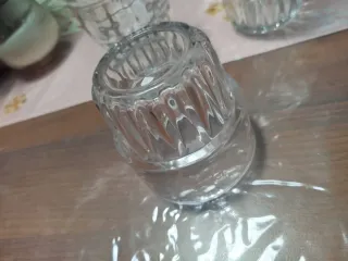 Set 6 bicchieri con fiocchi rosa