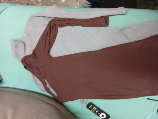 Dos vestidos canalé talla única