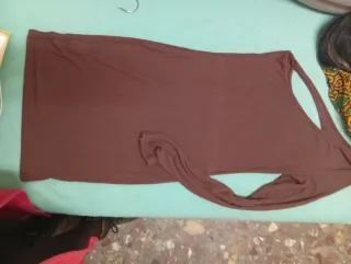 Dos vestidos canalé talla única