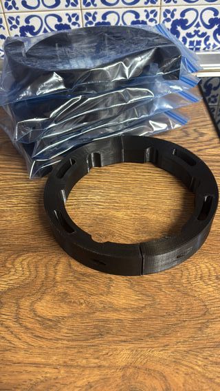 Protector Cadena Enduro Negro