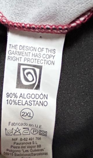 Vestido túnica desigual Noos-Noos burdeos negro