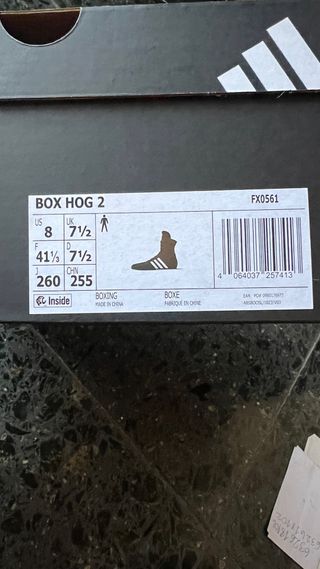 Zapatillas Boxeo Adidas Box Hog 2  41 1/3 NUEVA