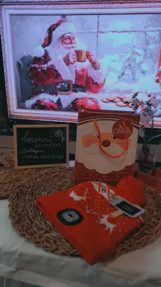 Gorro de Navidad con luz LED