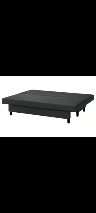 Sofá Cama Gris Ikea con Almacenaje