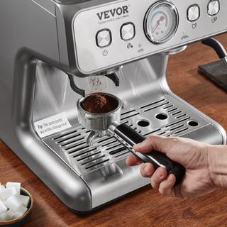 Cafetera Espresso VEVOR con molinillo