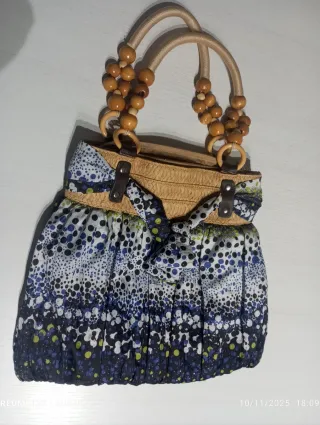 Bolso de tela estampado