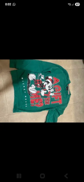 Sudaderas Navidad Mickey Mouse 4.40 cada una