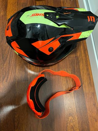 Casco Motocross Shoot con Gafas