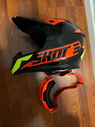 Casco Motocross Shoot con Gafas