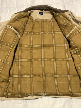 Chaqueta acolchada Beige de Hombre