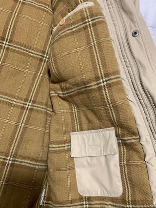 Chaqueta acolchada Beige de Hombre