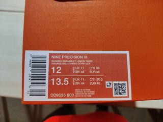 Nike Precision 6 Rojo/Blanco Nuevas