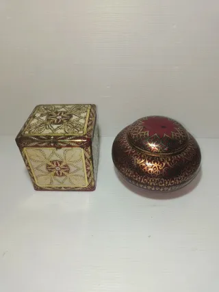 Set 2 Scatole Latta Vintage Sperlari