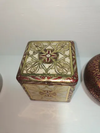 Set 2 Scatole Latta Vintage Sperlari