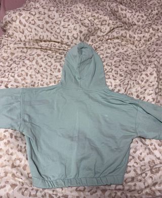 Sudadera corta Adidas verde menta
