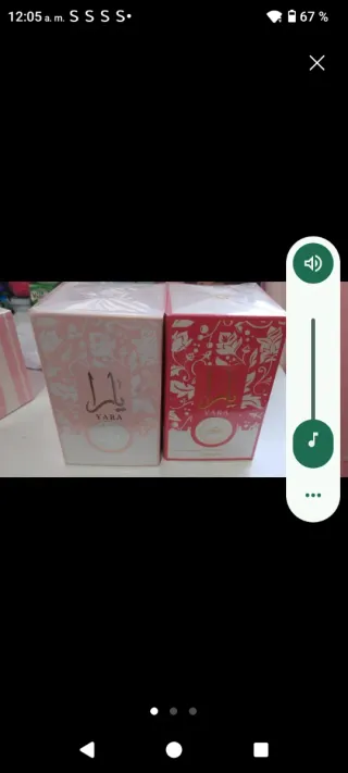 Perfume Yara Rosa y Rojo