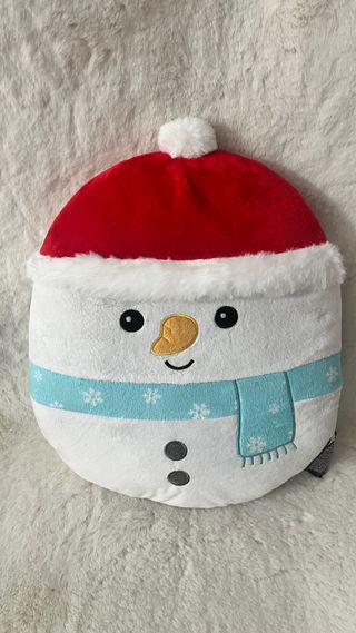 Cojín Muñeco Nieve Navideño