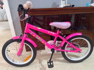 Bicicleta infantil rosa