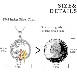 Collar 3 Hermanas Plata 925