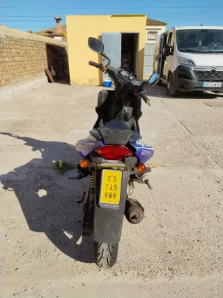 Moto Scooter Honda Eros, Azul