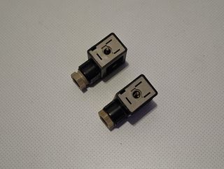 Duas Fichas MPM 120, 10/250 de 3 Pinos conetor TW1