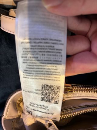 Bolso Guess Morado y Dorado Nuevo